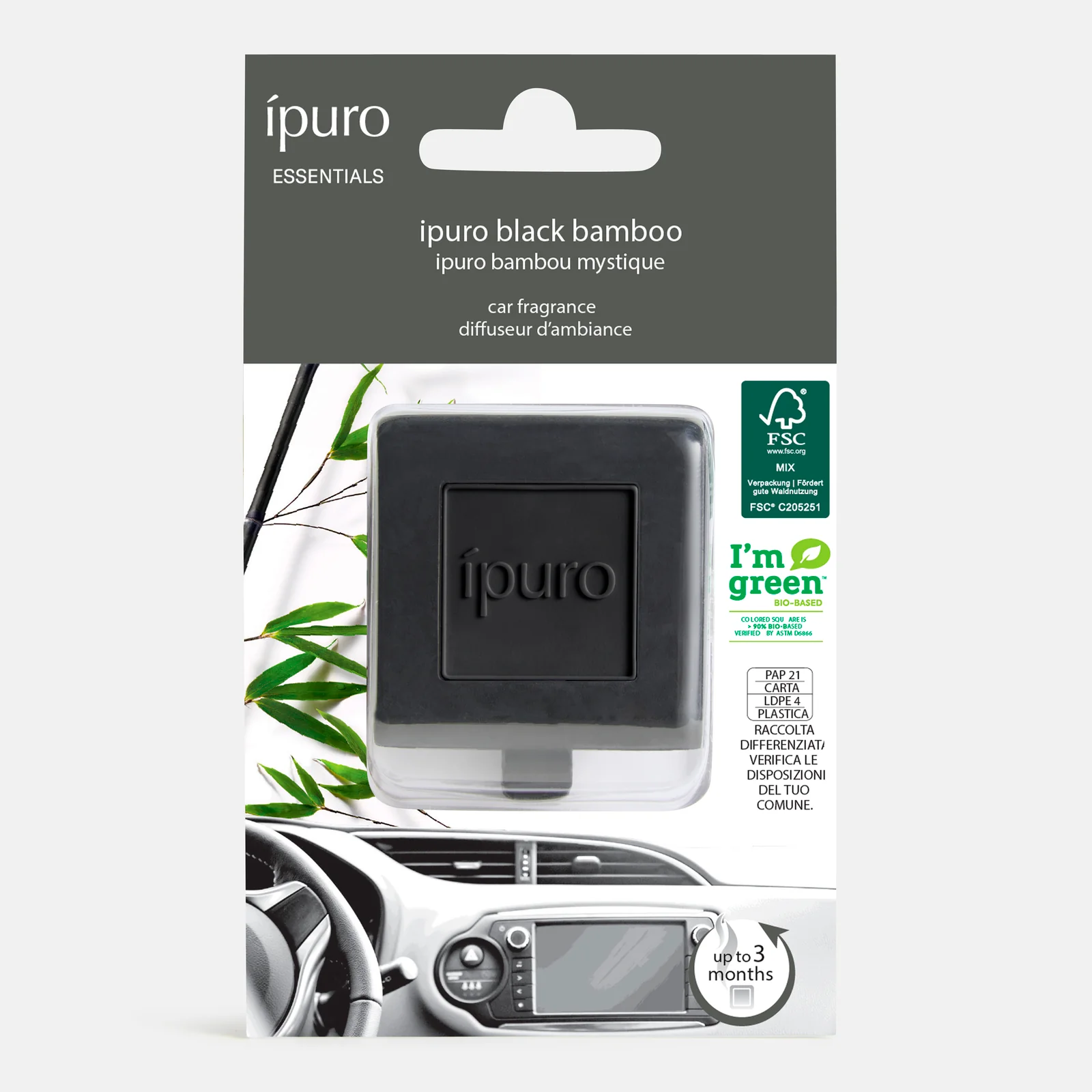 Autoduft ipuro black bamboo - Image 3